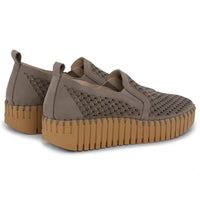 Isle Jacobsen Tulip 4078 Brown on Brown Wedge Platform Shoe