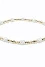 erin gray - The Key West Bracelet in Winter White