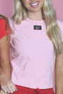 Girlie Girl Originals - LM-TP1000- BABY DOLL TOP SS-Pink