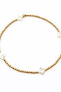 erin gray - The Lucky Clover Bracelet in White Mother of Pearl