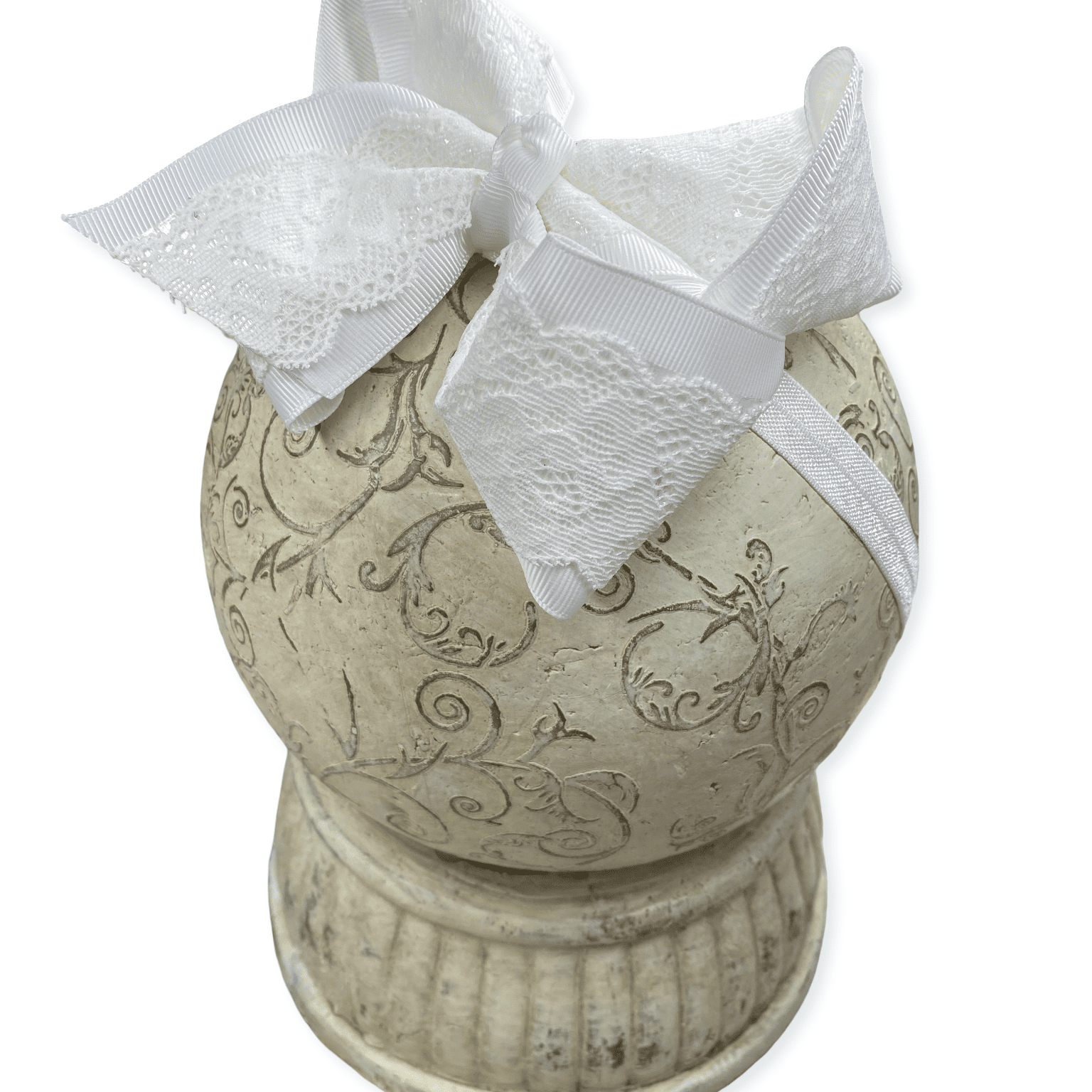 The Hair Bow Company - 4.5" Chantilly Lace Classic Hair Bow | Clip or Headband