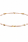 erin gray - 2mm Newport PALEST PINK + Gold Filled Waterproof Bracelet