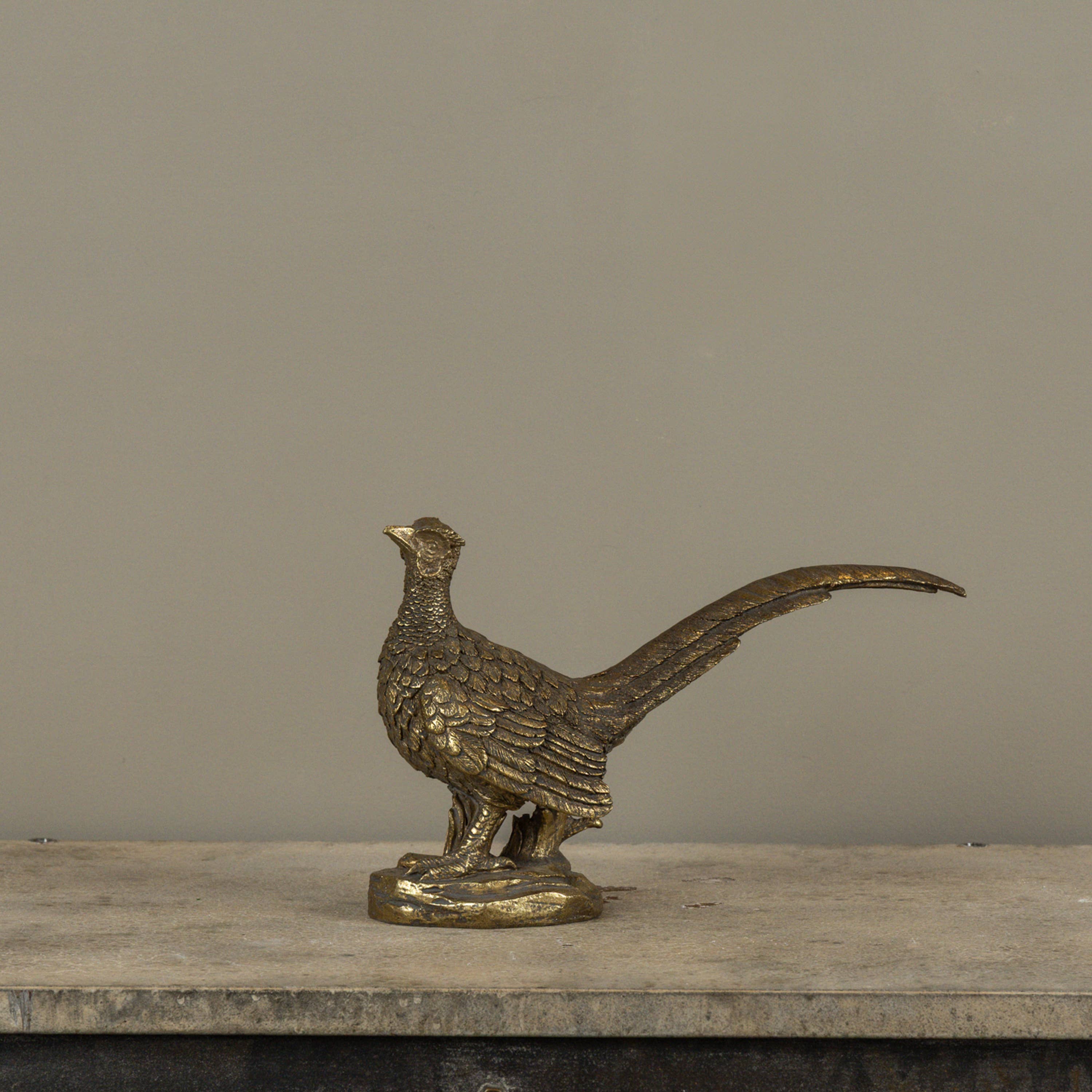 Ragon House - GOLD PHEASENT STATUETTE