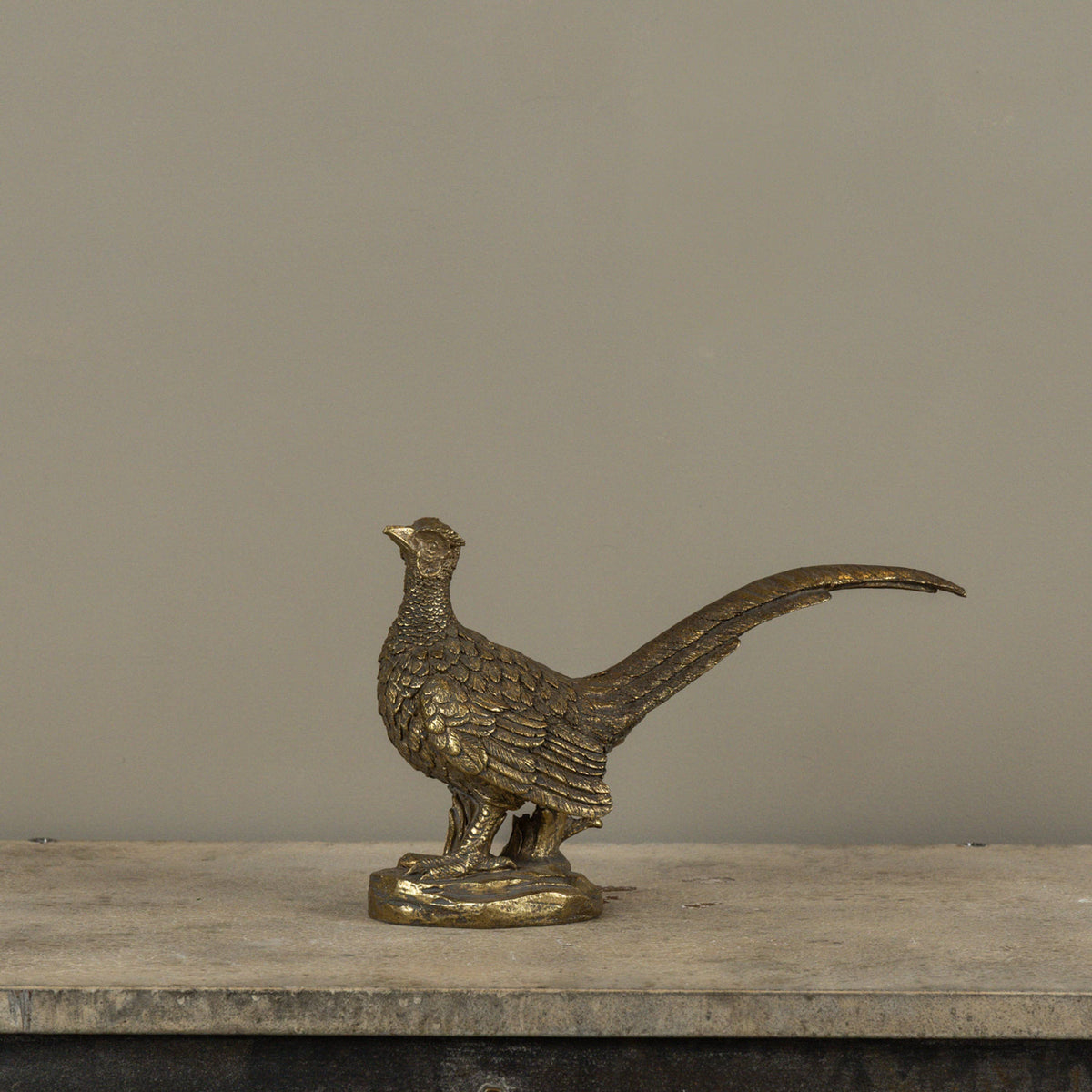 Ragon House - GOLD PHEASENT STATUETTE
