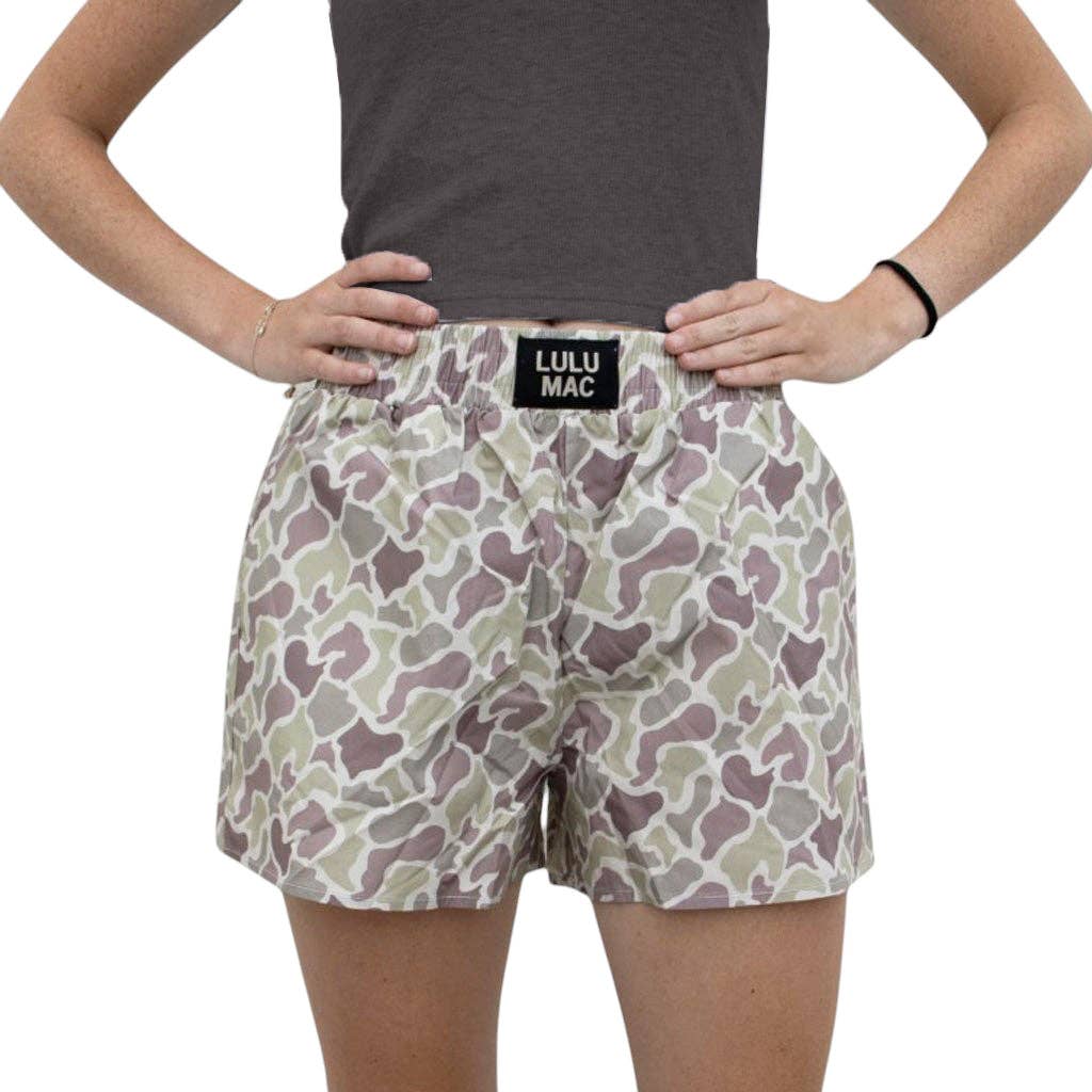 Girlie Girl Originals - BXCM- LIGHT CAMO BOXER SHORT