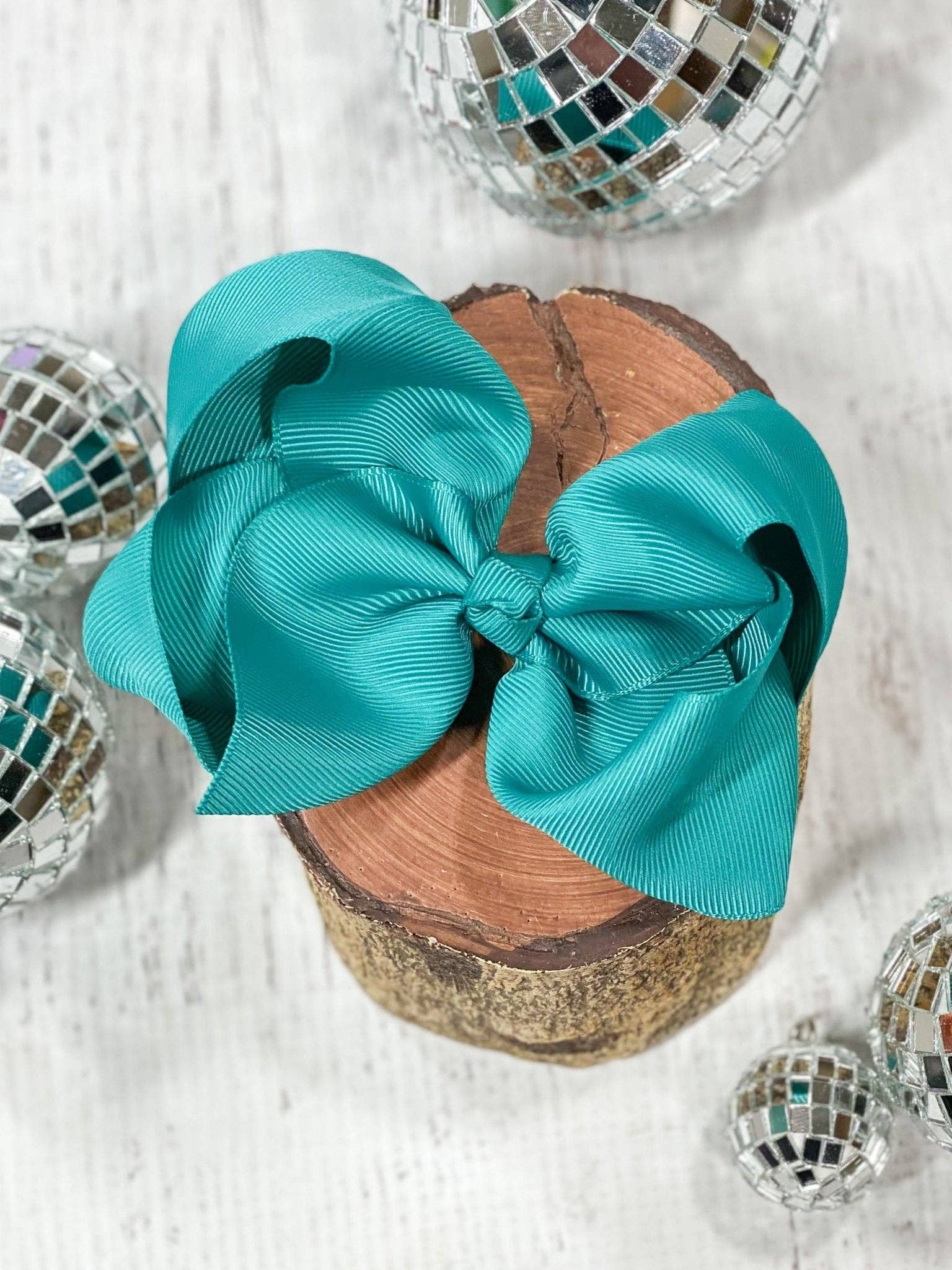 The Hair Bow Company - 4.5" Classic Grosgrain Hair Bow | Alligator Clip, Satin Headband, or French Clip