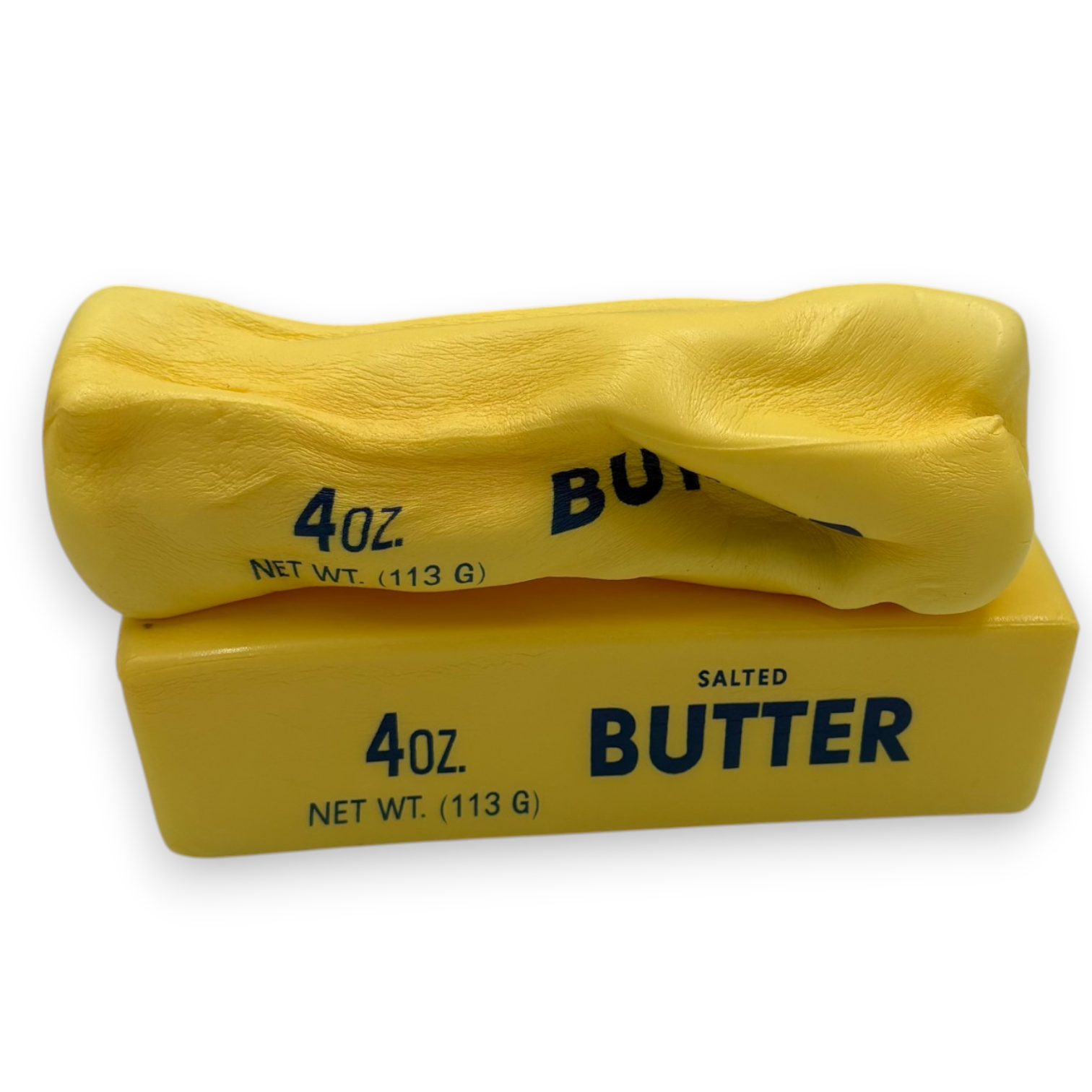 Two blocks of salted butter with '4 oz' and 'Butter' text on a white background