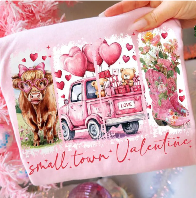 Southern Backroad Tees LLC - Small Town Valentine Shirt