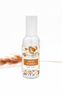 Spiced Pumpkin room spray bottle with white cap and gold-pattern label