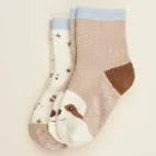 Sloth Plush Crew Sock Set