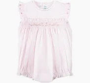 Rose Garden Collection Smocked Fly Sleeve Bubble