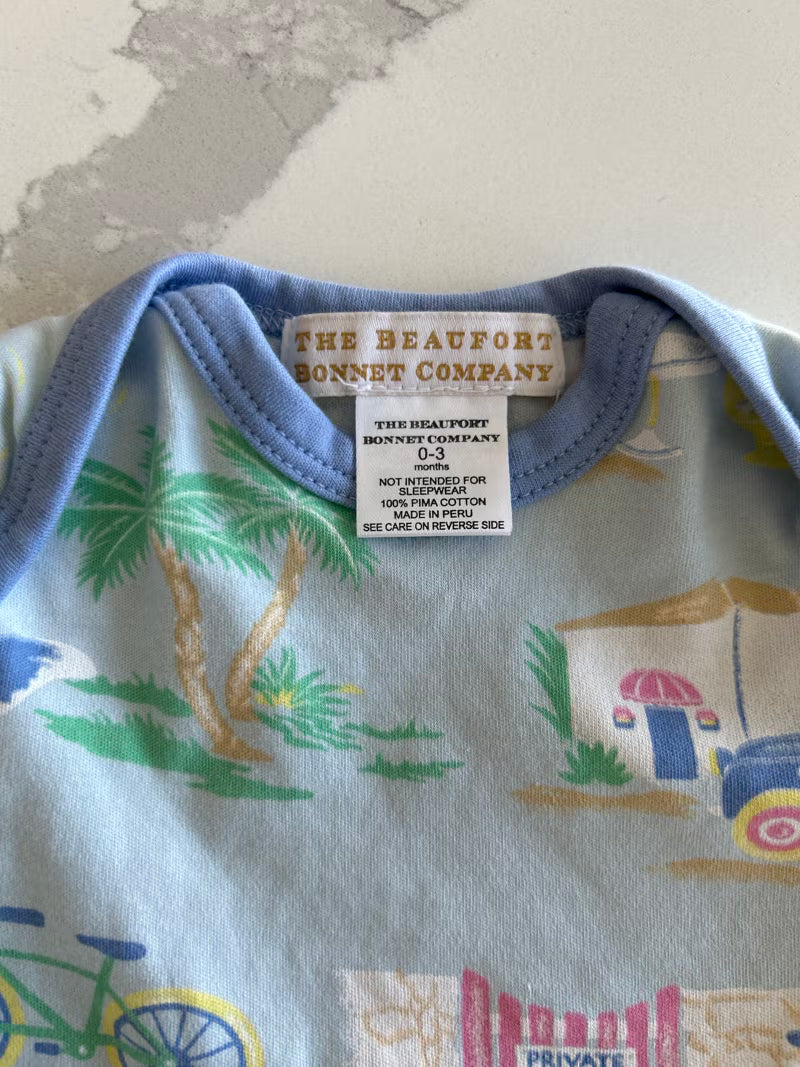 Walt Onesie Bahama Bound Park City Periwinkle