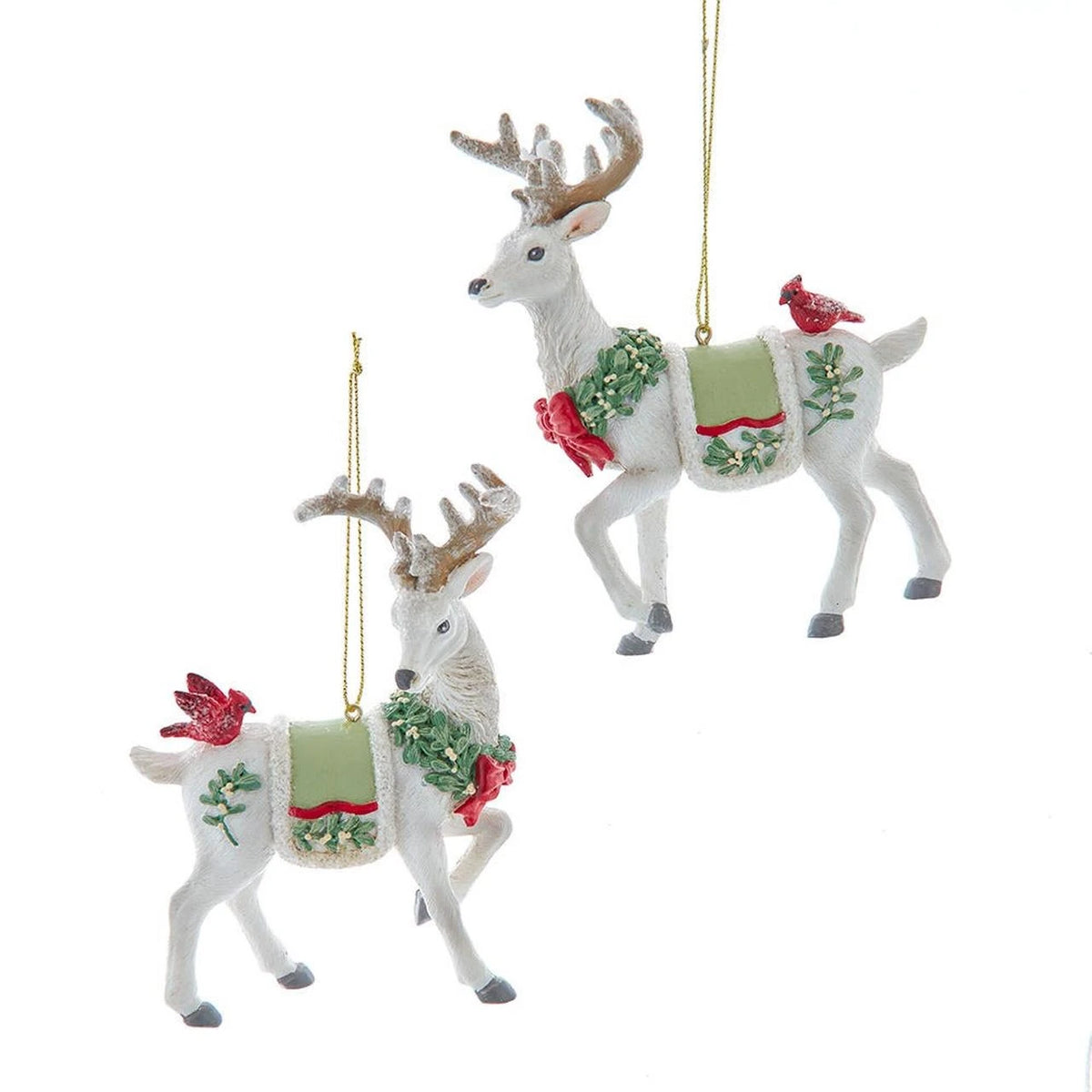 4.75" Standing Deer with Cardinal