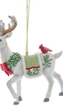 4.75" Standing Deer with Cardinal