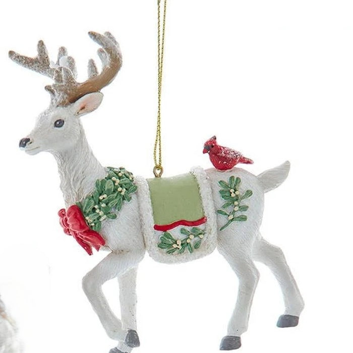 4.75" Standing Deer with Cardinal