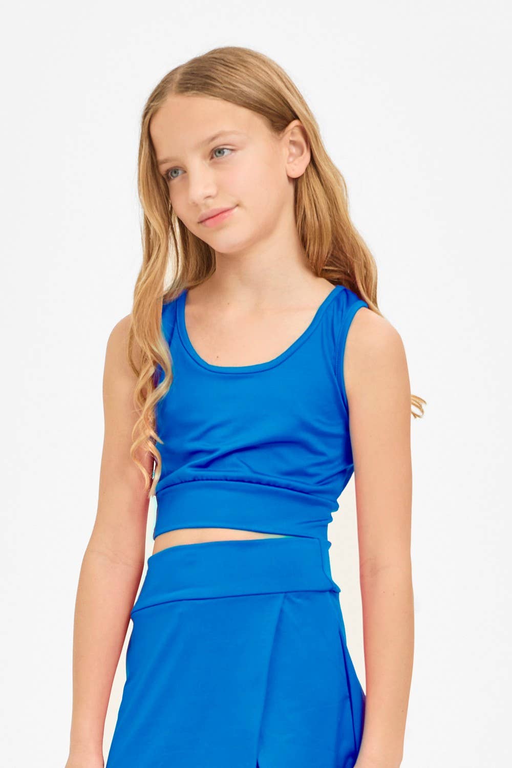 Good Girl - Kids Workout Cropped Tank Top