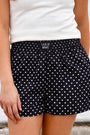 Girlie Girl Originals - BXMPD- BLACK MINI POLKA DOT BOXER