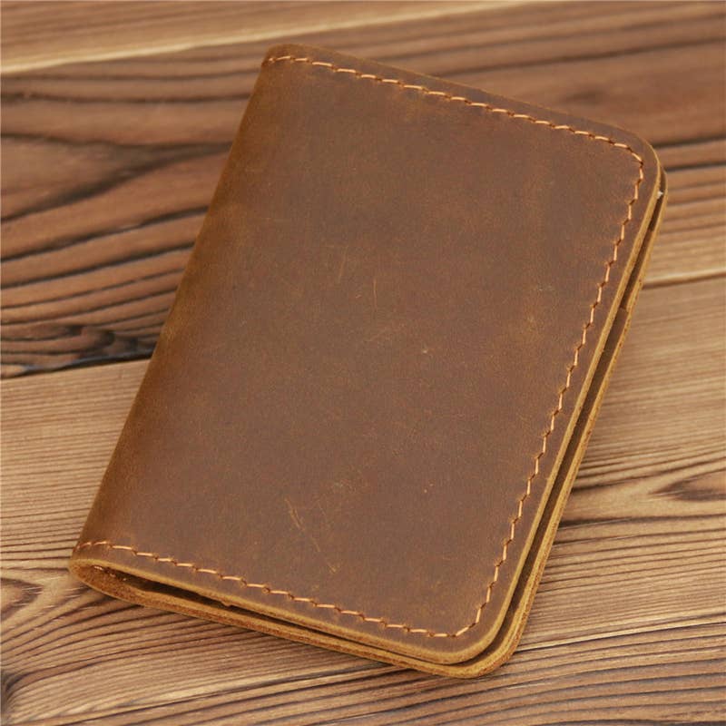 American Leather Goods - Genuine Leather Wallet, Handmade Wallet