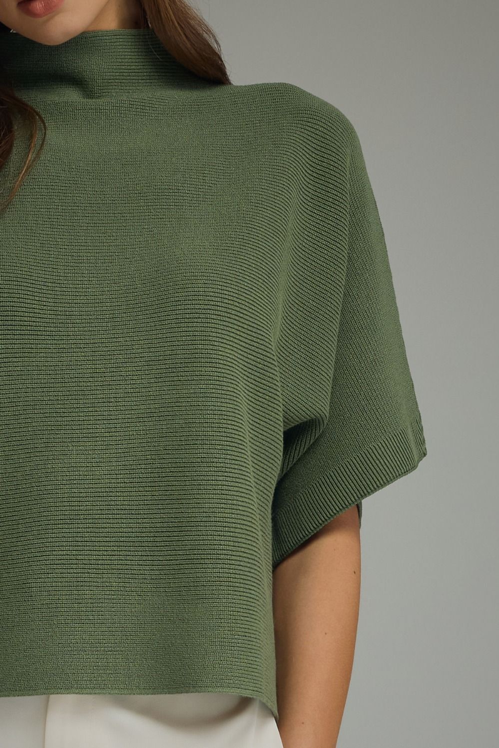 Olive Sweater Top