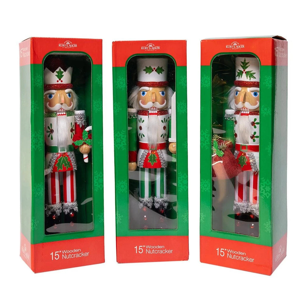 15' Wooden Jolly Nutcracker