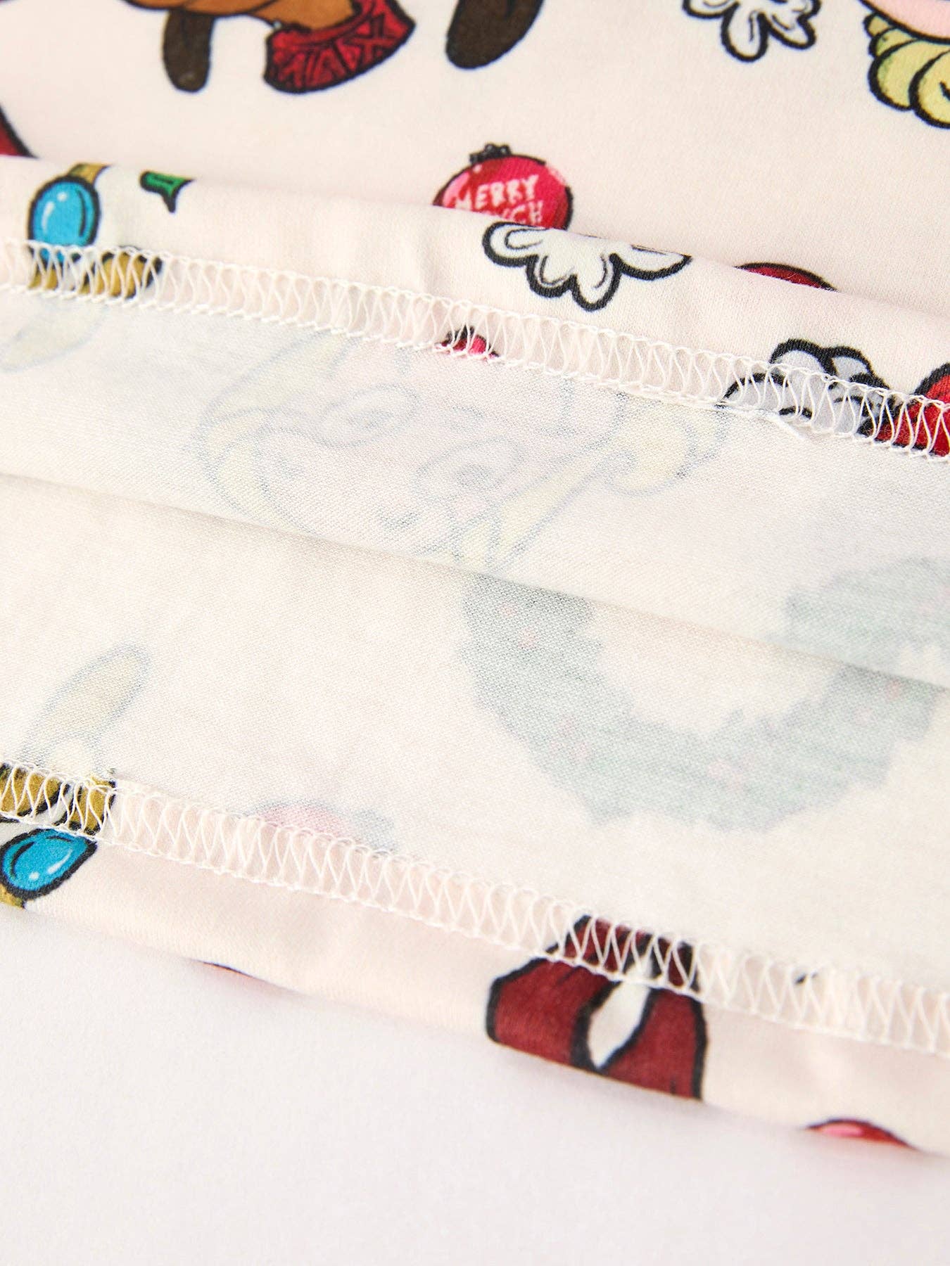 Rylee Faith Designs - Christmas Character Pattern Girl Pajama Set