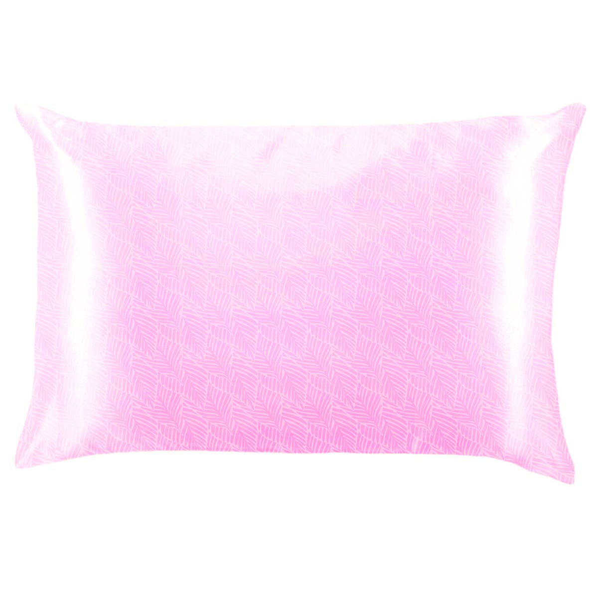 Pink pillow on a white background