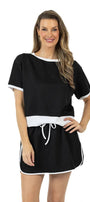 Katydid - Black and White Matching Skirt and Top Set