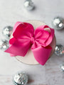  Large pink bow on a light background
