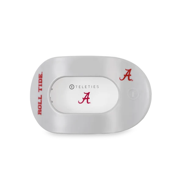 Collegiate Flat Round Hair Clip