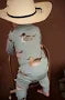 Boys Vintage Ducks Long Sleeve Button Romper