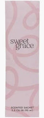 Sweet Grace scented sachet packaging with pink design