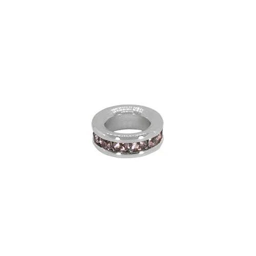 Mini Birthstone Charms - White Gold - June