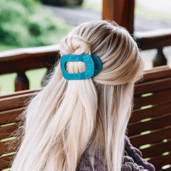 Flat Round Hair Clip