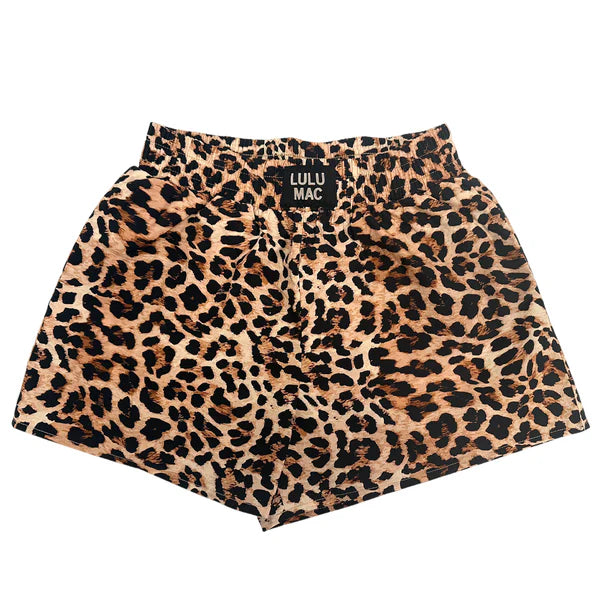 Lulu Mac Women's Leopard Boxer Shorts