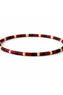 Endless Summer 14K Gold-Filled & Red Beaded Bracelet - 7"