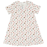 Elephant Pom Bamboo Dress