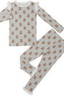 Girls Ruffle Beary Merry Christmas Loungewear Set