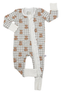 Girls Ruffle Beary Merry Zipper Romper