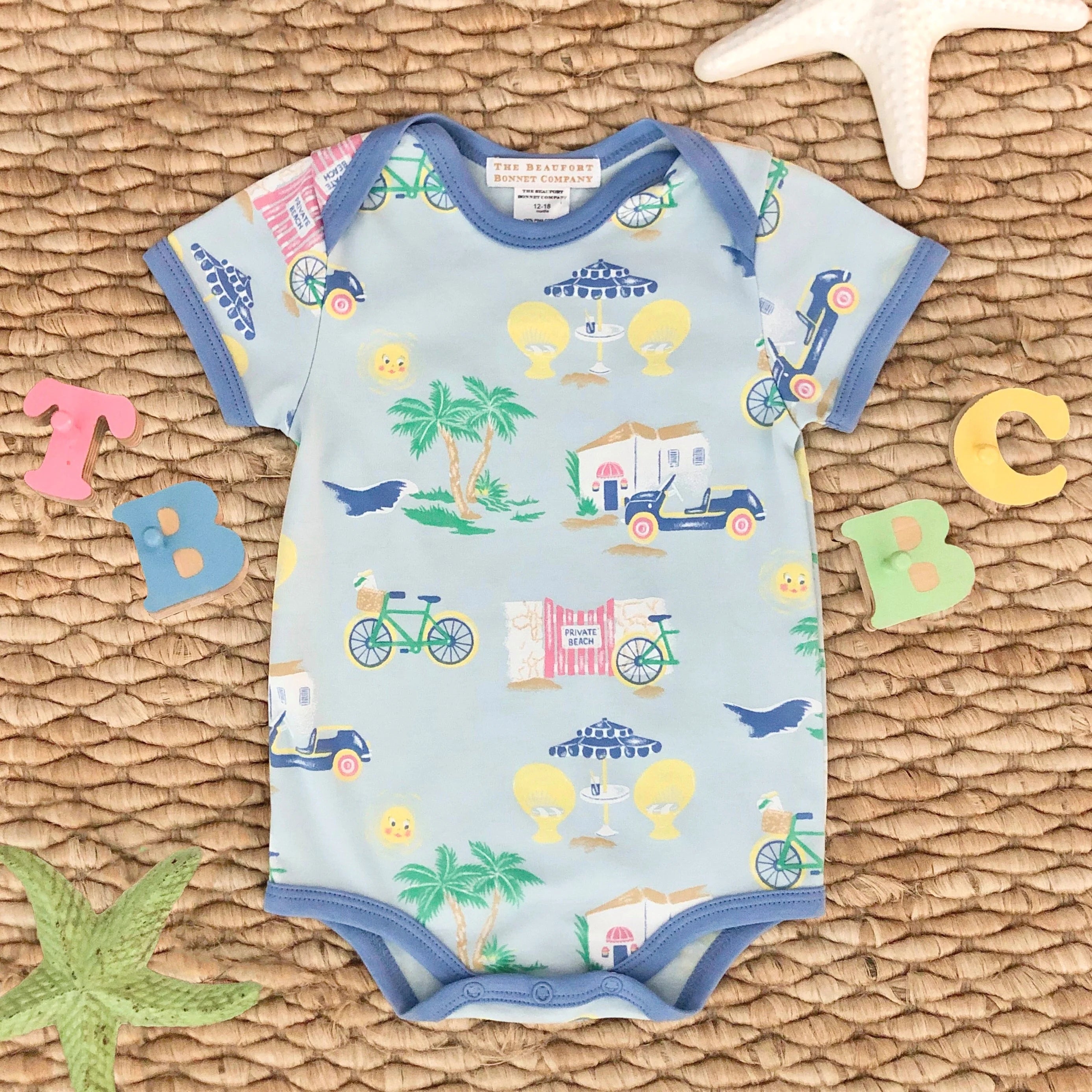Walt Onesie Bahama Bound Park City Periwinkle